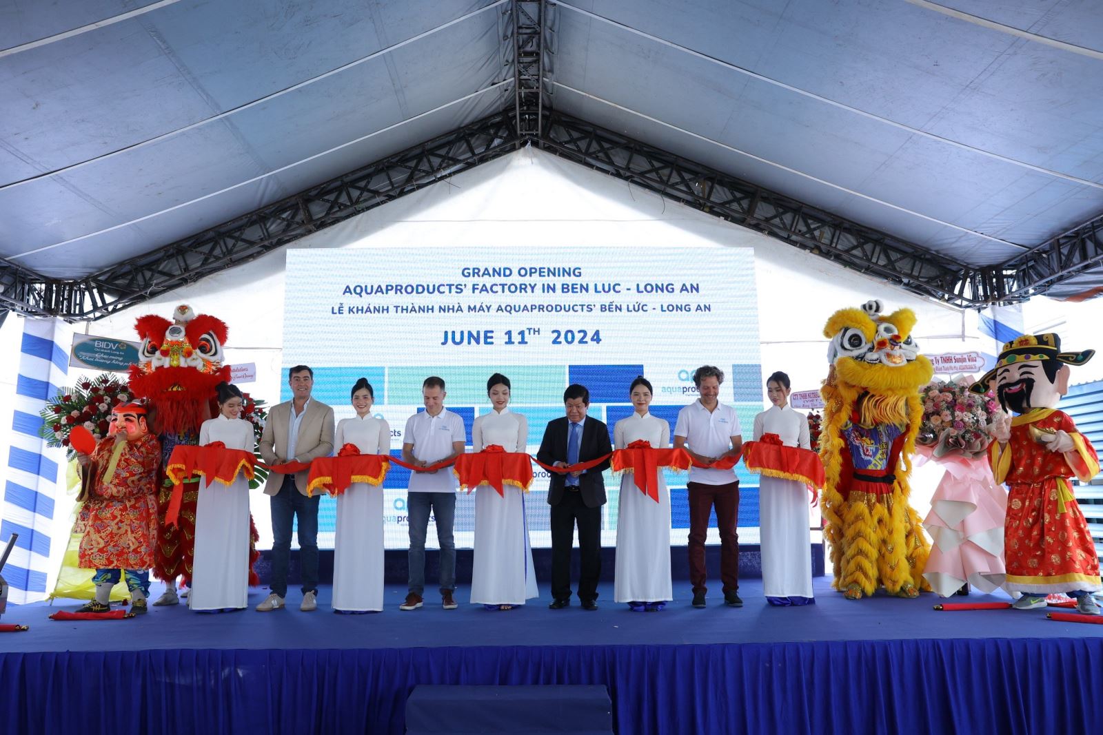 GRAND OPENING AQUAPRODUCTS' FACTORY BEN LUC - LONG AN